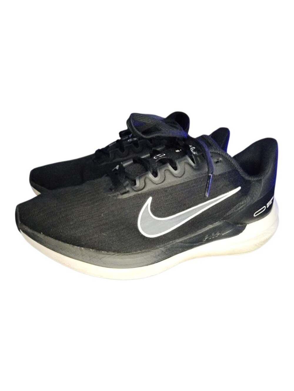 Nike Air Zoom Winflo 9 'Black Dark Smoke Grey', Womens 7.5 - Picture 3 of 9
